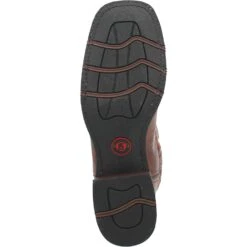 Laredo Men's Ross Red And Brown Square Toe Boots 7945 -Western Cowboy Equipment 01 7945 BN97 big 3e28c2c8 e8a4 4b1a a8e0 5eb9b8017242