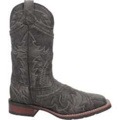 Laredo Men's Kade Charcoal Grey Square Toe Boots 7978 -Western Cowboy Equipment 01 7978 BK14 big ad5f1352 2b12 4b42 a632 06ef89508d97