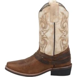 Dan Post Children's Lil' Myra Brown Square Toe Boots DPC3911 -Western Cowboy Equipment 01 DPC3911 BN big 60f8decc 1bd3 4b0f aeee eb669ee7c465