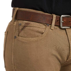 Ariat Men's M7 Rocker Stretch Grizzly Straight Whiskey Jeans 10036875 12 Ariat Men's M7 Rocker Stretch Grizzly Straight Whiskey Jeans 10036875 -Western Cowboy Equipment 10036875 01