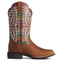 Ariat Ladies Lonestar Ridge Tan & Old Muted Serape Boots 10038329 -Western Cowboy Equipment 10038329 2