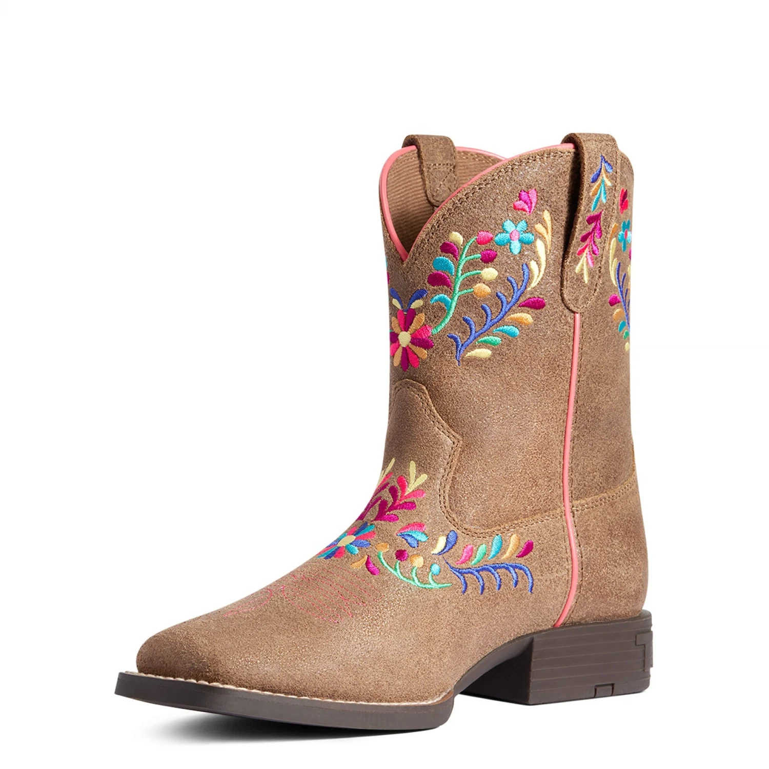 Ariat Youth Girl's Wild Flower Canyon Tan Boots 10038442 5 Ariat Youth Girl's Wild Flower Canyon Tan Boots 10038442 - Image 3