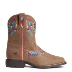 Ariat Youth Girl's Wild Flower Canyon Tan Boots 10038442 11 Ariat Youth Girl's Wild Flower Canyon Tan Boots 10038442 -Western Cowboy Equipment 10038442 3