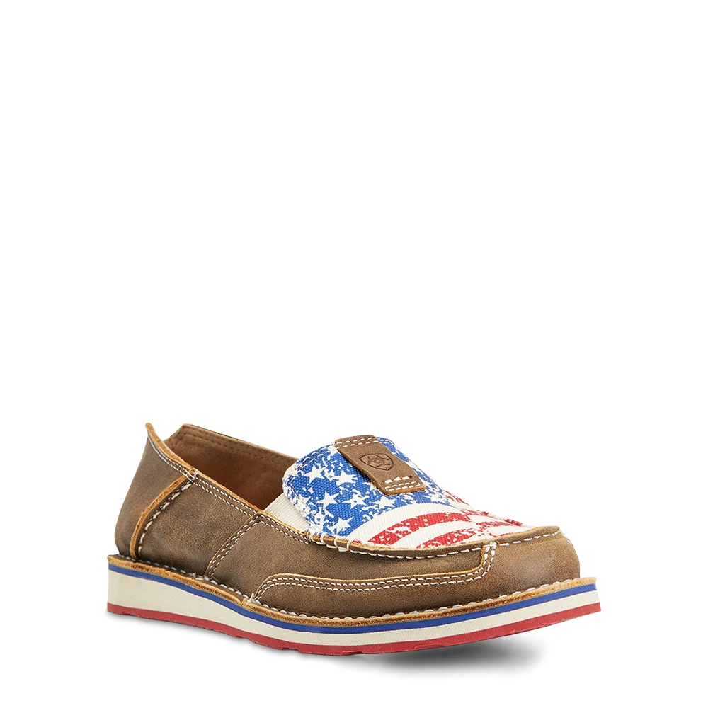 Ariat® Ladies Brown & Distressed Flag Cruiser Shoes 10040359 3 Ariat® Ladies Brown & Distressed Flag Cruiser Shoes 10040359