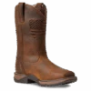 Ariat Ladies Anthem Patriot Waterproof Brown Square Toe Boots 10040369 -Western Cowboy Equipment 10040369