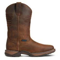Ariat Ladies Anthem Patriot Waterproof Brown Square Toe Boots 10040369 12 Ariat Ladies Anthem Patriot Waterproof Brown Square Toe Boots 10040369 -Western Cowboy Equipment 10040369 3