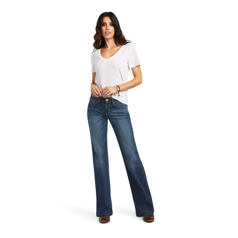 Ariat Ladies Alana Perfect Rise Denim Trouser Jeans 10040805 6 Ariat Ladies Alana Perfect Rise Denim Trouser Jeans 10040805 - Image 4