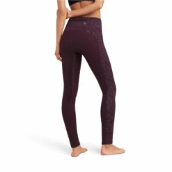 Ariat® Ladies E0S Lumina Full Seat Mulberry Red Leggings 10041314 -Western Cowboy Equipment 10041314d
