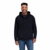 Ariat® Men's Zephyr Hybrid Black Full Zip Jacket 10041813 1 Ariat® Men's Zephyr Hybrid Black Full Zip Jacket 10041813 -Western Cowboy Equipment 10041813b