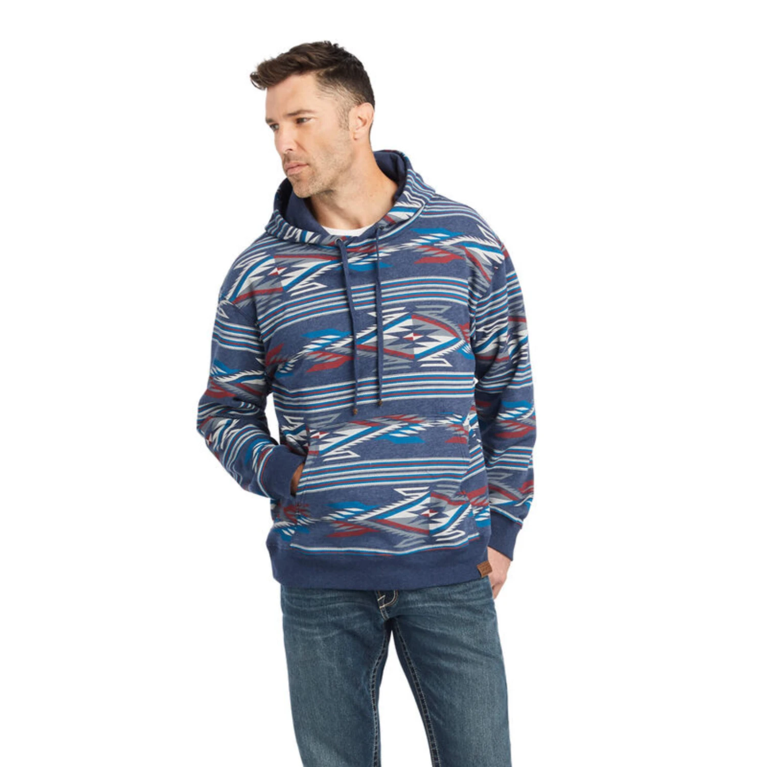 Ariat® Men's Multicolored Chimayo Pullover Hoodie 10042192 3 Ariat® Men's Multicolored Chimayo Pullover Hoodie 10042192