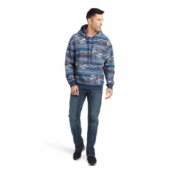 Ariat® Men's Multicolored Chimayo Pullover Hoodie 10042192 9 Ariat® Men's Multicolored Chimayo Pullover Hoodie 10042192 -Western Cowboy Equipment 10042192c