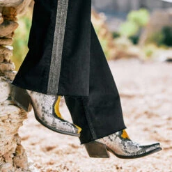 Ariat Ladies Jolene Yellow Snake Snip Toe Boots 10042428 17 Ariat Ladies Jolene Yellow Snake Snip Toe Boots 10042428 -Western Cowboy Equipment 10042428 lifestyle