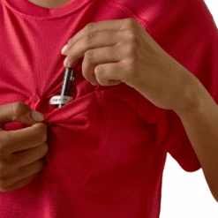 Ariat® Ladies Rebar Heat Fighter Teaberry Pink T-Shirt 10043844 -Western Cowboy Equipment 10043844e