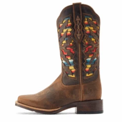 Ariat® Ladies Laney VentTEK™ 360° Serape Inlay Brown Boots 10044444 8 Ariat® Ladies Laney VentTEK™ 360° Serape Inlay Brown Boots 10044444 -Western Cowboy Equipment 10044444b