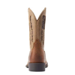 Ariat® Men's Sport My Country VentTEK™ Faithful Brown Boots 10044564 -Western Cowboy Equipment 10044564 heel
