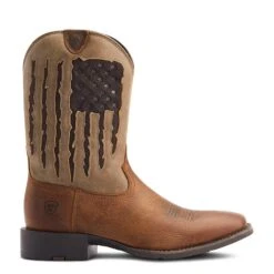 Ariat® Men's Sport My Country VentTEK™ Faithful Brown Boots 10044564 -Western Cowboy Equipment 10044564 side11