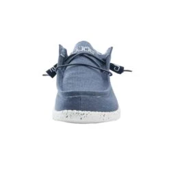 Hey Dude Men's Wally Stretch Blue Shoes 110382600 11 Hey Dude Men's Wally Stretch Blue Shoes 110382600 -Western Cowboy Equipment 110382600 WALLY STRETCH BLUE 04