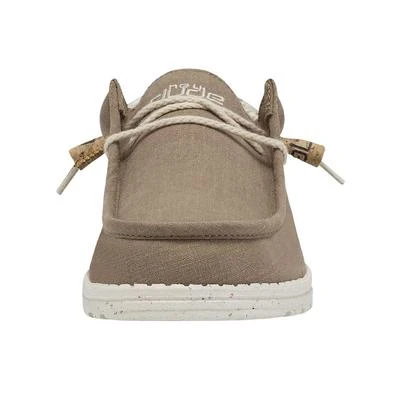 Hey Dude Men's Wally Linen Natural Clay Slip On Shoe 110793298 5 Hey Dude Men's Wally Linen Natural Clay Slip On Shoe 110793298 - Image 3