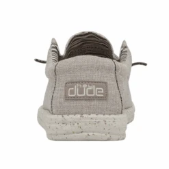 Hey Dude® Men's Wally Eco Linen Beige Slip On Shoes 112470521 -Western Cowboy Equipment 112470521b