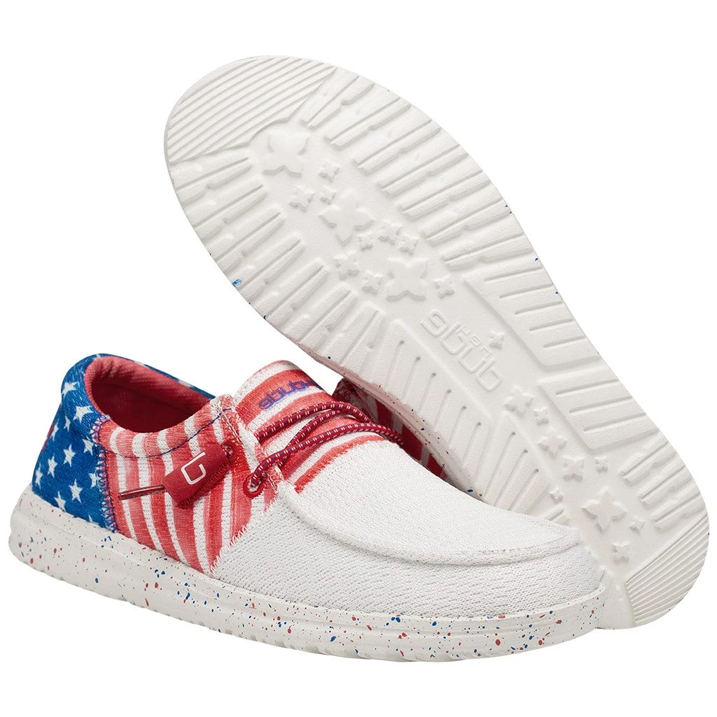 Hey Dude® Ladies Wendy Sox Tri America Slip On Shoes 122342143 6 Hey Dude® Ladies Wendy Sox Tri America Slip On Shoes 122342143 - Image 4