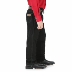 Wrangler® Youth Original Fit Cowboy Cut Overdyed Black Jeans 13MWBBK -Western Cowboy Equipment 13MWBBK 2