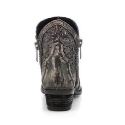 Circle G By Corral Ladies Shortie Black/Grey Cutout Bootie Q0001 -Western Cowboy Equipment 1 0f108f2a da0c 4ab5 badb 68f7646db361