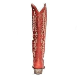 Old Gringo Ladies Mayra Red Embroidered Tall Snip Toe Boots L1213-1T4L -Western Cowboy Equipment 1 2dc30458 43b9 4edb 8c0c 97b526640198