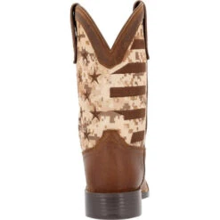 Durango Men's Brown Flag Pattern 11" Western Boots DDB0397 11 Durango Men's Brown Flag Pattern 11" Western Boots DDB0397 -Western Cowboy Equipment 20210623094852 ee6d154f me
