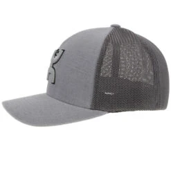 Hooey "Coach" 5 Panel Grey Flexfit Hat 2112GY -Western Cowboy Equipment 2112GY05 1000x1000 607621a0 856d 4f49 9019 b8ad2ab667a1