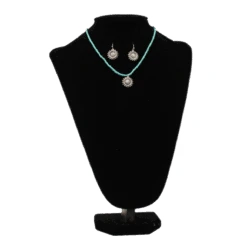 Blazin Roxx® Ladies Sunflower Turquoise Necklace & Earring Set 3052133