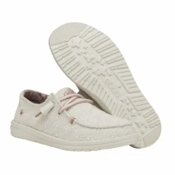 Hey Dude® Ladies Wendy Boho Stretch Fleur Sand Slip On Shoes 40082-202 9 Hey Dude® Ladies Wendy Boho Stretch Fleur Sand Slip On Shoes 40082-202 -Western Cowboy Equipment 40082 202 4