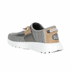 Hey Dude® Wally Men's Sirocco Grey Slip On Sneakerss 40140-1LJ 11 Hey Dude® Wally Men's Sirocco Grey Slip On Sneakerss 40140-1LJ -Western Cowboy Equipment 40140 1LJc