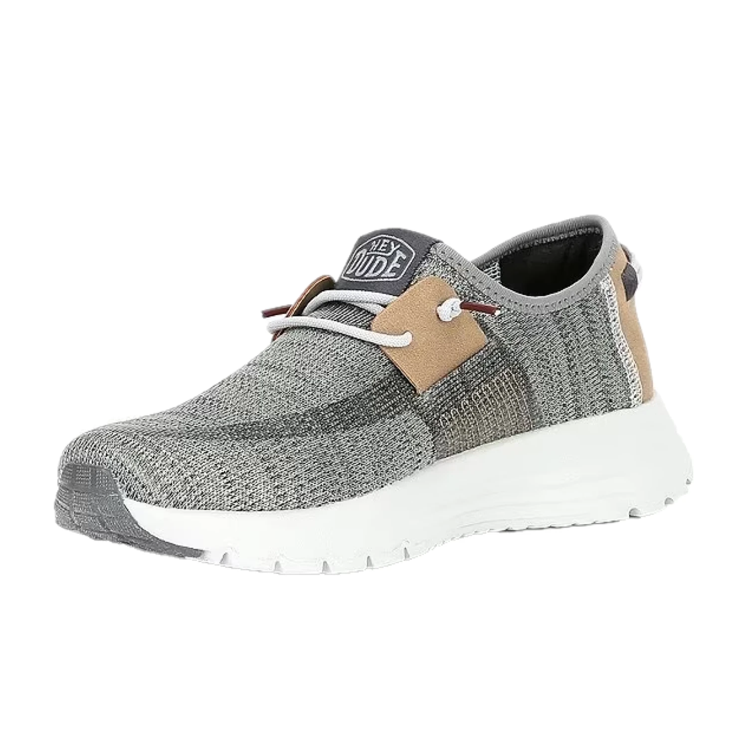 Hey Dude® Wally Men's Sirocco Grey Slip On Sneakerss 40140-1LJ 7 Hey Dude® Wally Men's Sirocco Grey Slip On Sneakerss 40140-1LJ - Image 5