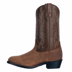 Dan Post Laredo® Men's Paris Tan & Brown Round Toe Boots 4242 -Western Cowboy Equipment 4242d