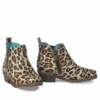Ariat Girls Dixon Lucy Leopard Print Brown Booties A441001902 -Western Cowboy Equipment 441001902