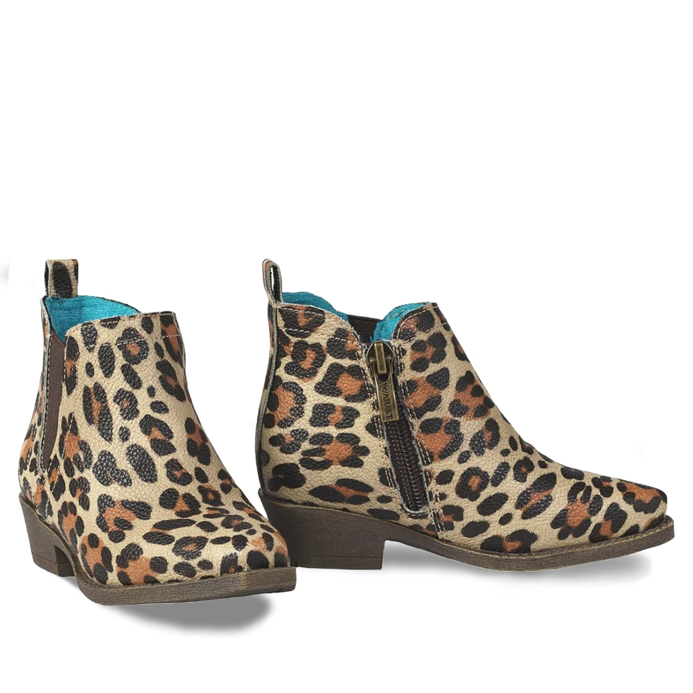 Ariat Girls Dixon Lucy Leopard Print Brown Booties A441001902 3 Ariat Girls Dixon Lucy Leopard Print Brown Booties A441001902