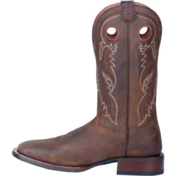 Dan Post Men's Abram Tan Square Toe Western Boots DP4562 -Western Cowboy Equipment 4562 3