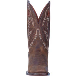Dan Post Men's Abram Tan Square Toe Western Boots DP4562 -Western Cowboy Equipment 4562 5