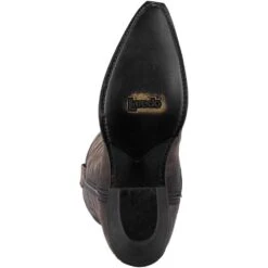 Laredo Ladies Access Black/Tan Goat Wide Calf Western Boot 51079 -Western Cowboy Equipment 51079 6