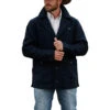 Miller Ranch By Cinch Men's Navy Wool Ranch Jacket DWJ2008003 2 Miller Ranch By Cinch Men's Navy Wool Ranch Jacket DWJ2008003 -Western Cowboy Equipment 51ZYrQEoAqL. AC UX569