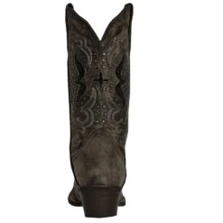 Laredo Ladies LucretiaBlack Embroidery & Studs Boots 52133 -Western Cowboy Equipment 52133 4