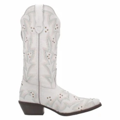 Laredo® Ladies Adrian Embroidered White Western Boot 52419 -Western Cowboy Equipment 52419b