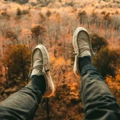 Hey Dude Men's Wally Canvas Nut Shoes 110061600 -Western Cowboy Equipment 57 40987328 dd9a 427e 80d4 c65af10a15d5