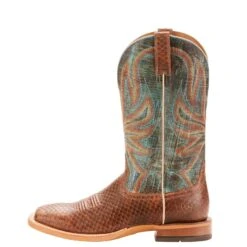 Ariat® Men's Range Boss Diamondback Tan & Cool Blue Boots 10025114 -Western Cowboy Equipment 57 436b940b c8db 4a24 b809 9199cea2e8ac