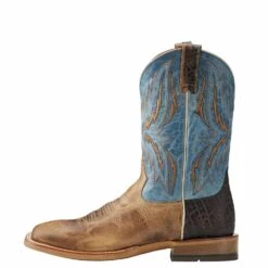 Ariat® Men's Arena Rebound Dusted Wheat & Heritage Blue Boots 10021679 -Western Cowboy Equipment 57 5c2fa74a 3101 4b64 b0aa af00c502fdf3