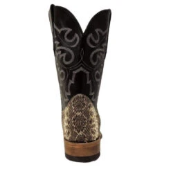 Cowtown Men's Exotic Rattlesnake Square Toe Western Boots Q715 -Western Cowboy Equipment 57 623a6909 aed0 4c37 b2b0 d2f6b6a8fc93