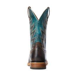 Ariat® Men's Stout Brown & Atlanta Blue Challenger Boots 10033942 -Western Cowboy Equipment 57 7ff6d364 a9e8 4692 8d4a d54934760358