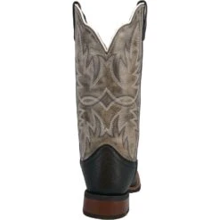 Laredo Men's Isaac Black & Grey Leather Boots 7910 -Western Cowboy Equipment 57 823d8160 26d5 4ced 96b0 48b9b6b889d5