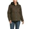 Ariat® Ladies Rebar™ DuraCanvas Insulated Brown Hooded Jacket 10032918 -Western Cowboy Equipment 57 8969d513 83a0 43f8 9029 7cfa6c895a2b