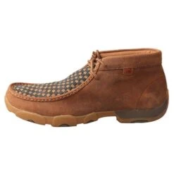 Twisted X Men's Checkered Driving Moc MDM0057 -Western Cowboy Equipment 57 8f2809da 15b3 4142 bae4 923ab7ed685f